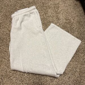 Wild Fable White Fleece Sweatpants